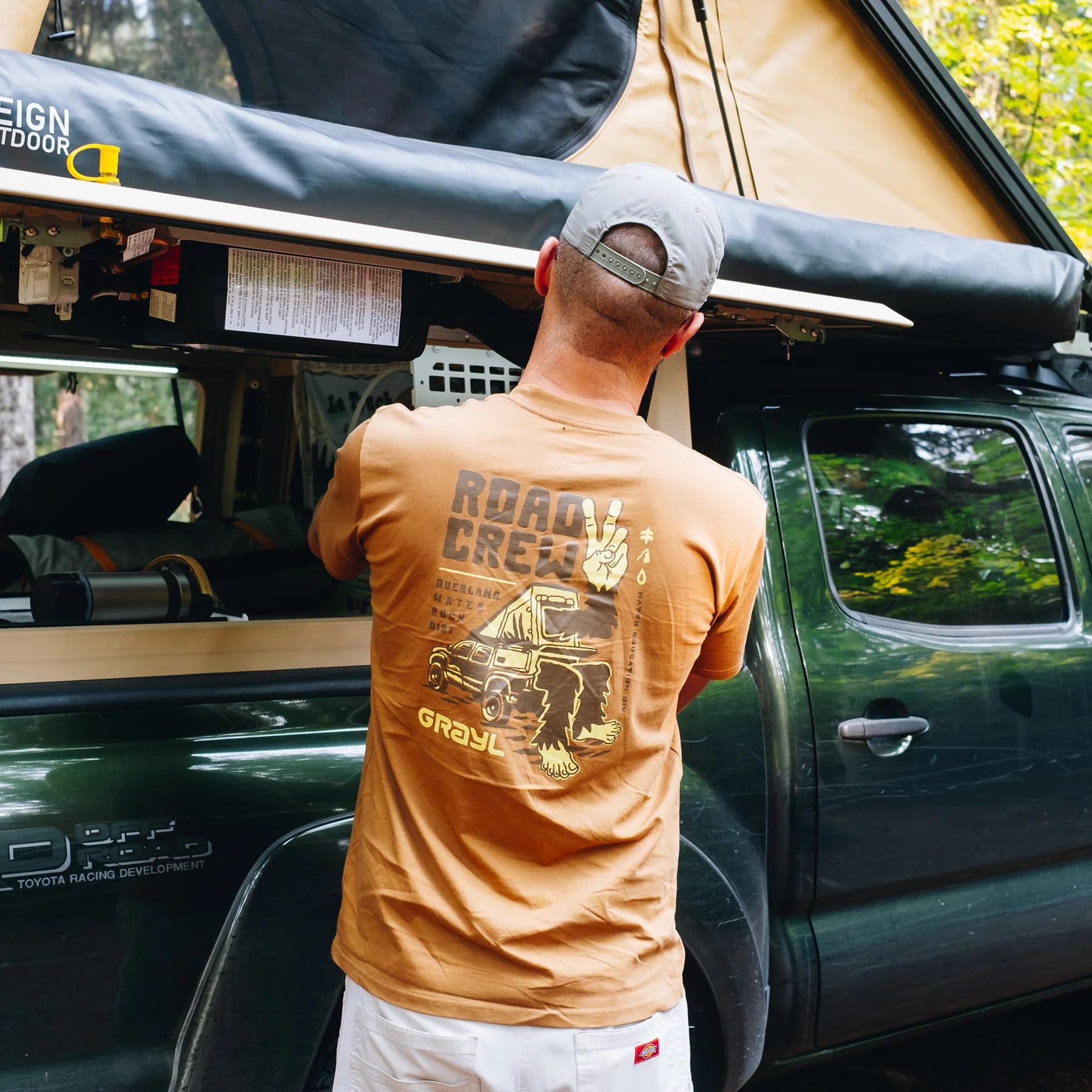 Road Crew Tee - Camel - Image 4