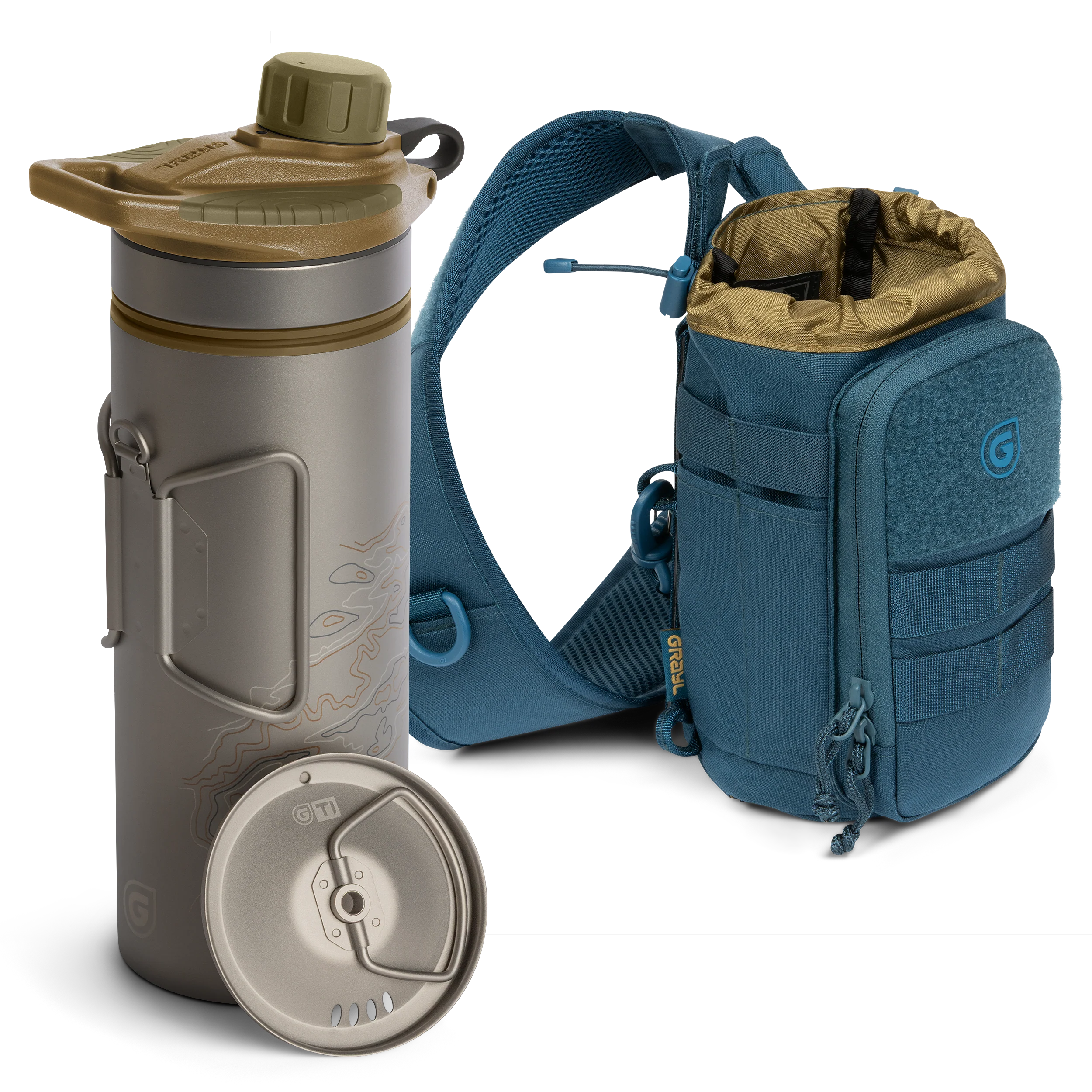GeoPress® Ti Purifier Bottle & Mission Sling Bundle - Image 12