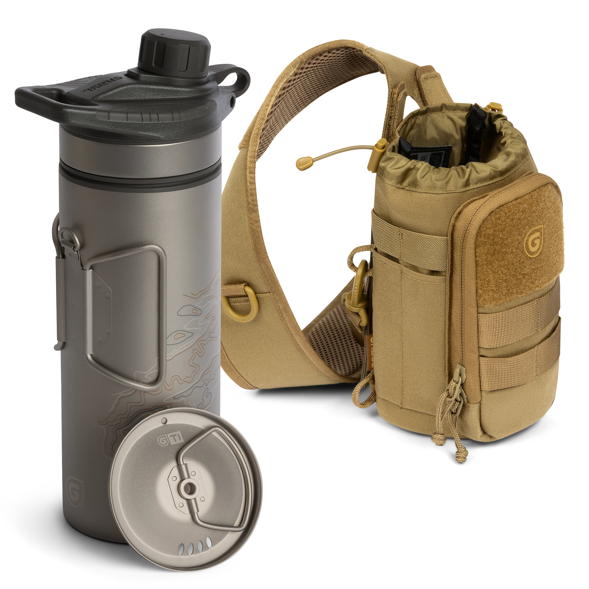 GeoPress® Ti Purifier Bottle & Mission Sling Bundle - Image 4