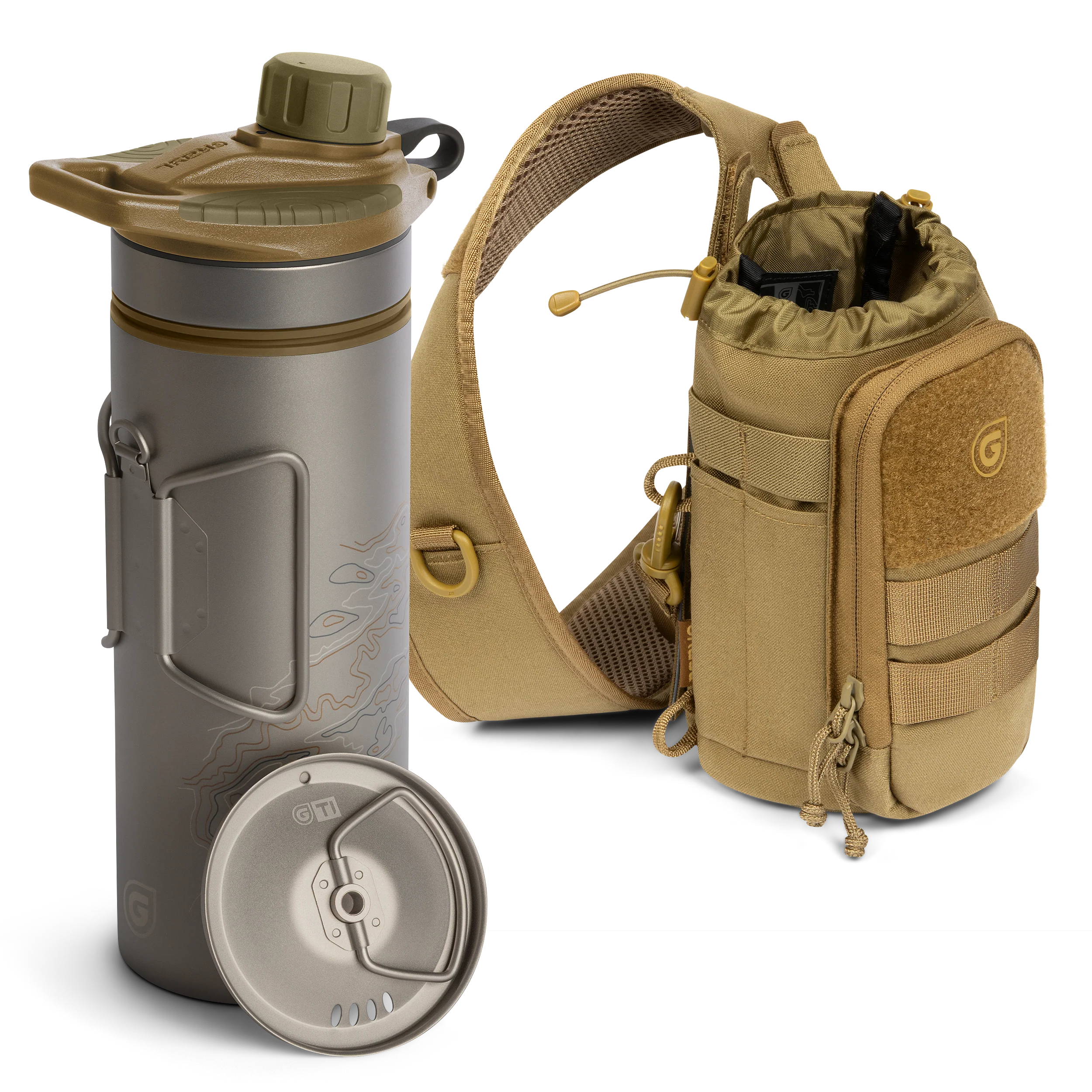 GeoPress® Ti Purifier Bottle & Mission Sling Bundle - Image 6