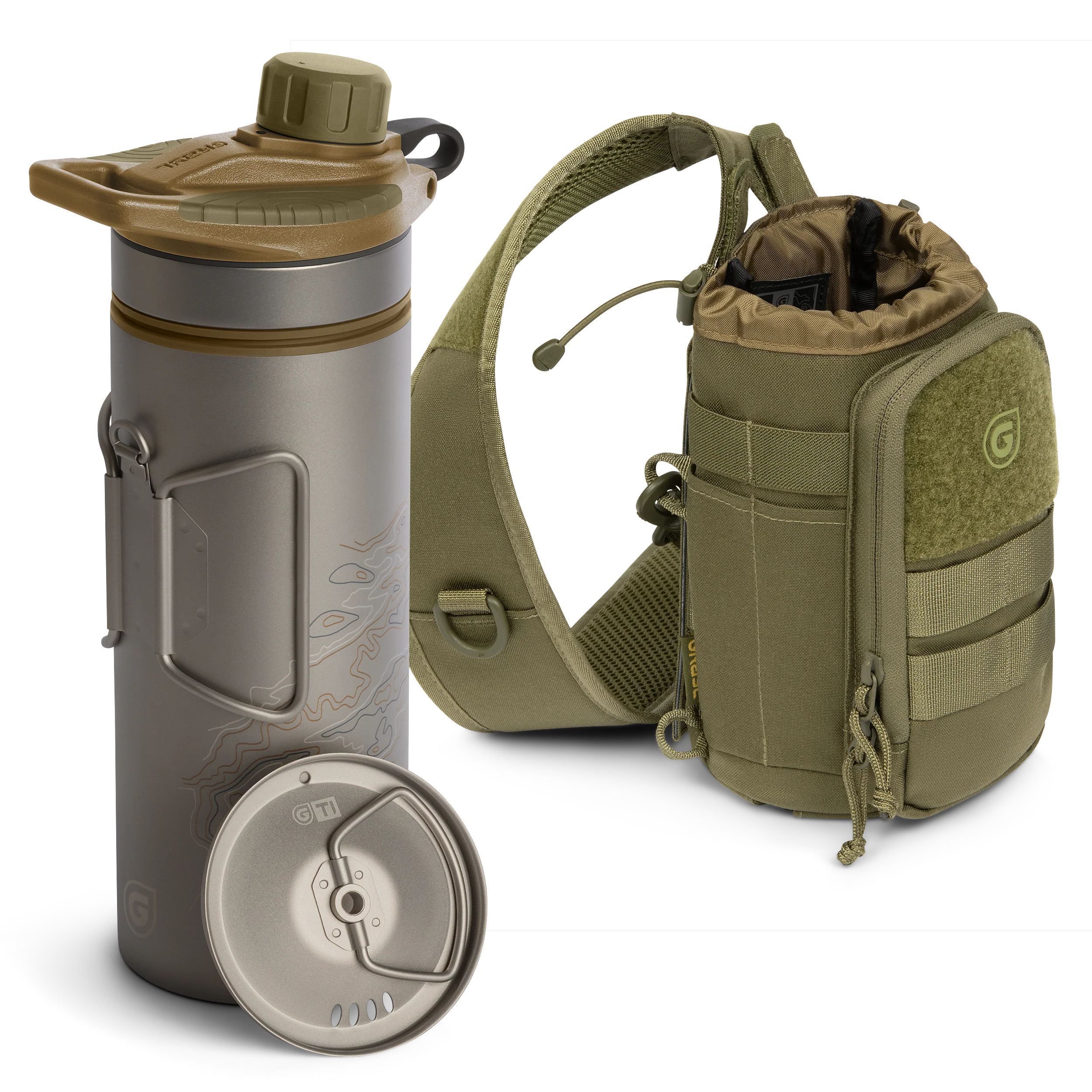 GeoPress® Ti Purifier Bottle & Mission Sling Bundle - Image 9