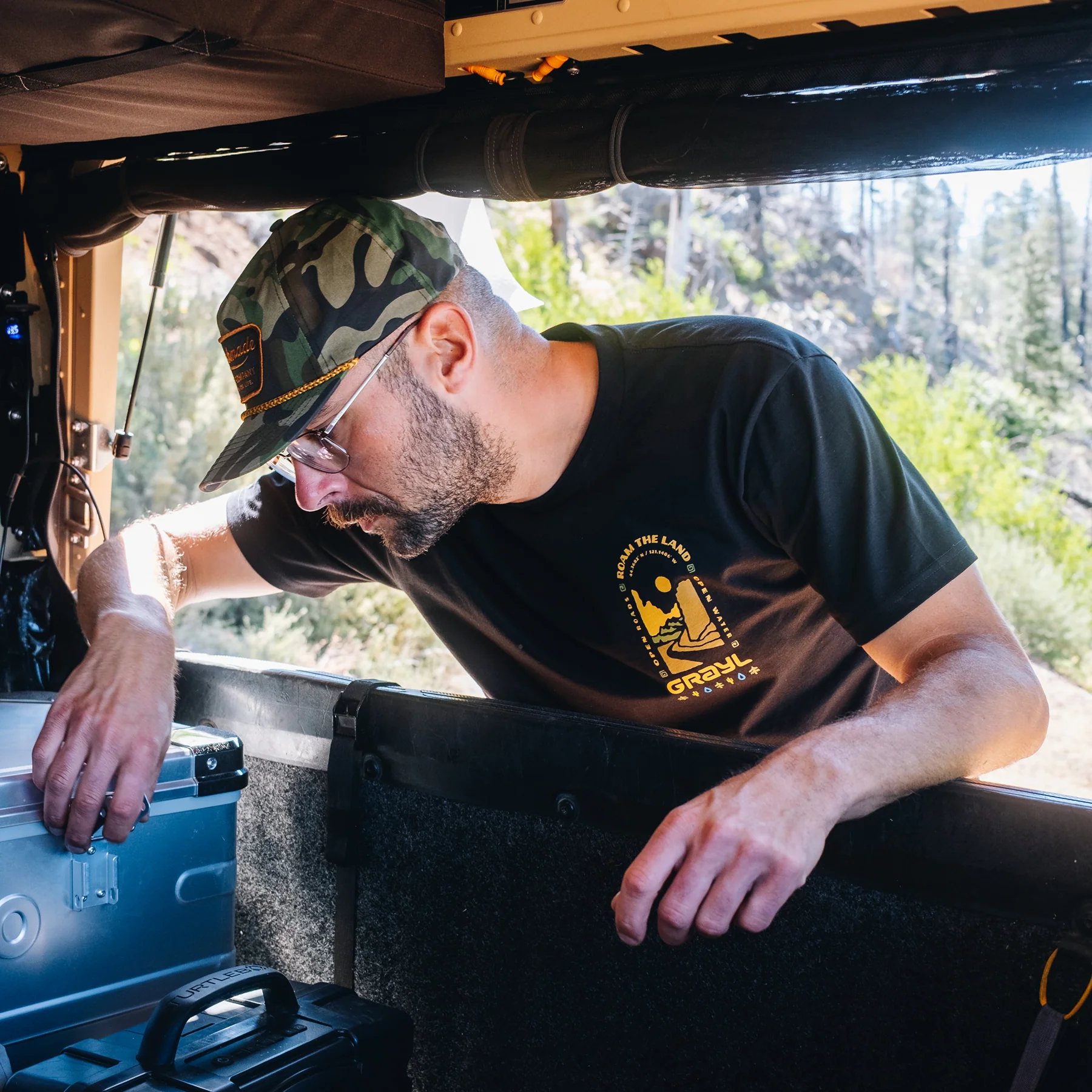 Roam The Land Tee - Black - Image 4